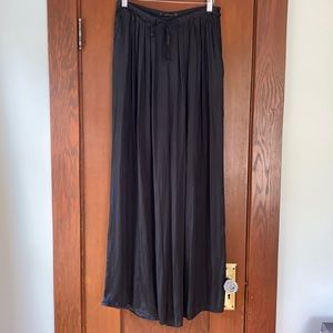 Zara Wide Satin Pants